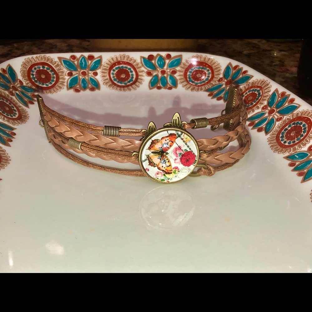 Handmade bracelet butterfly